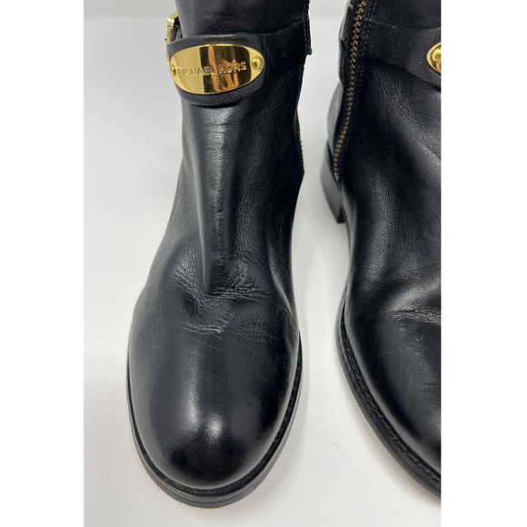 MICHAEL Michael Kors Arley Stretch Leather Knee Boot (5M) - Picture 6 of 14